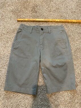 NWT Aeropostale Men's Aero Stretch Longboard Shorts Gray Sz 28 L11.5"